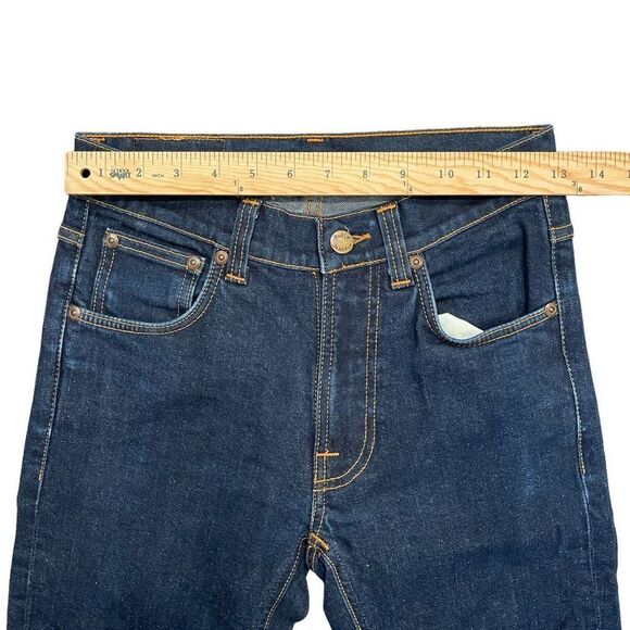 Nudie Jeans Co. Men's Lean Dean Dry 16 Dips Denim Jeans Skinny Blue Wash Size 28 - Picture 8 of 11